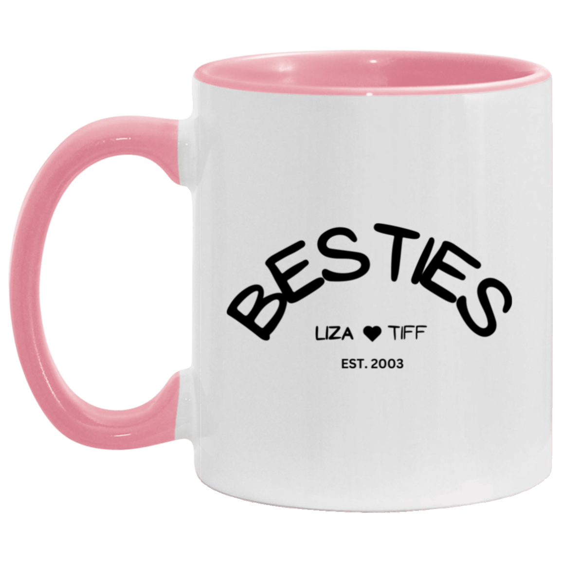 BESTIES Accent Mug