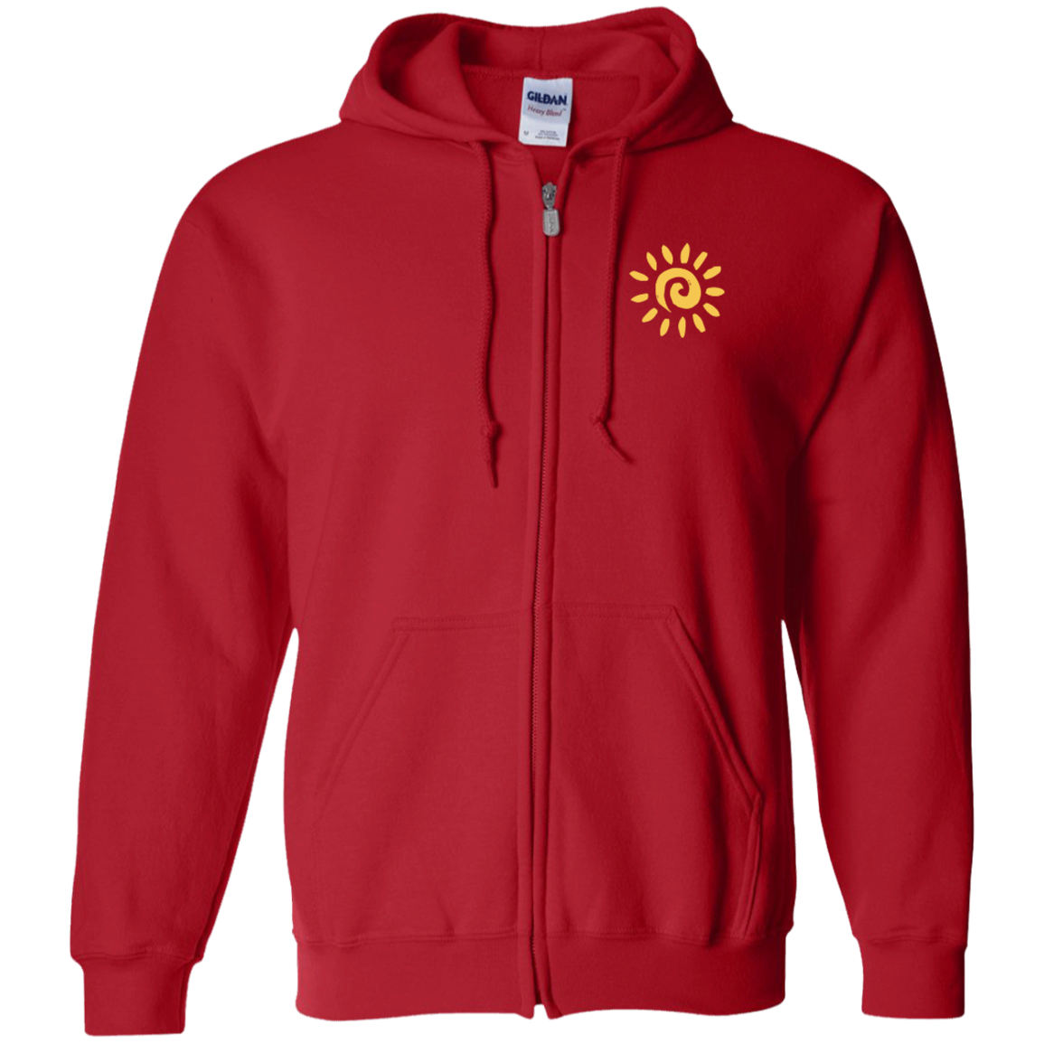 Breathe In the Good Shit Front and Back Zip Up Unisex Hooded Sweatshirt
