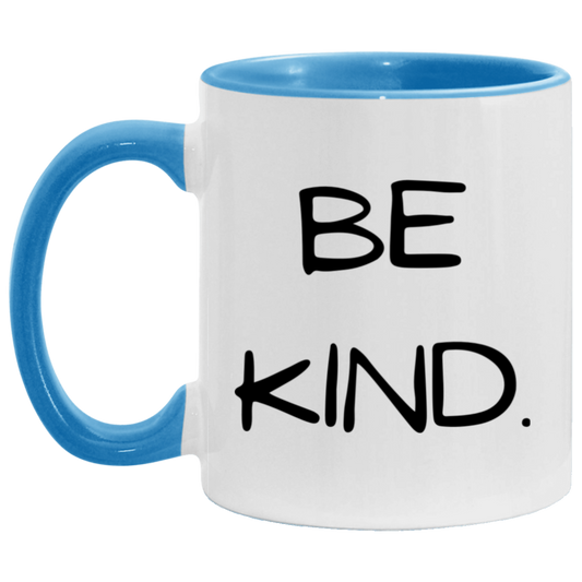 BE KIND. Accent Mug