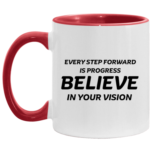 Every Step Forward 11oz Accent Mug