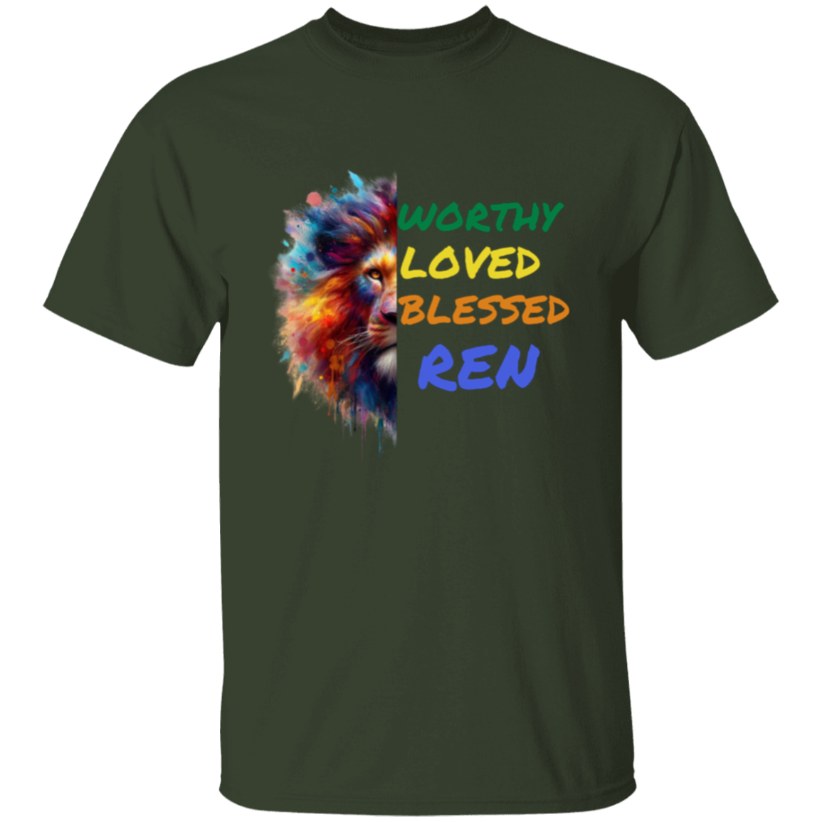 Worthy Loved Blessed Ren T-Shirt