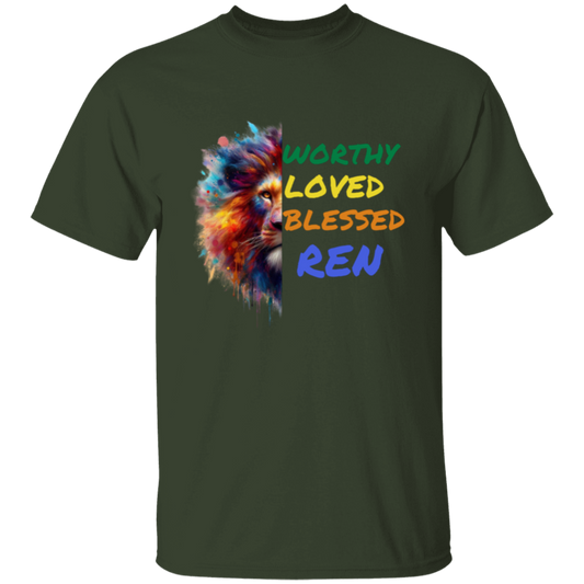 Worthy Loved Blessed Name Unisex T-Shirt