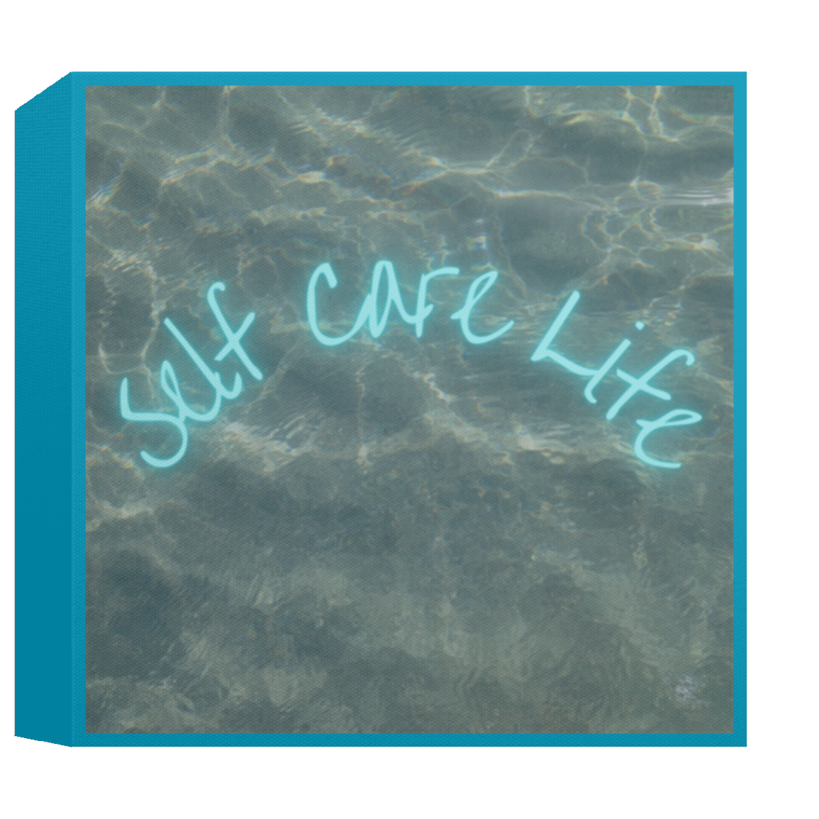 Self Care Life Square Canvas