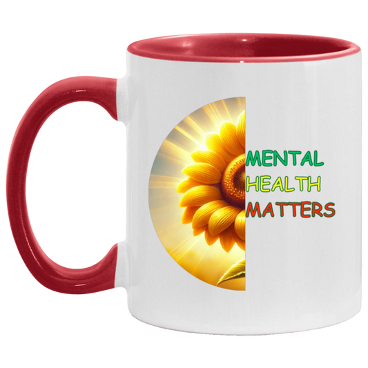 Mental Health Matters 5 Accent Mug