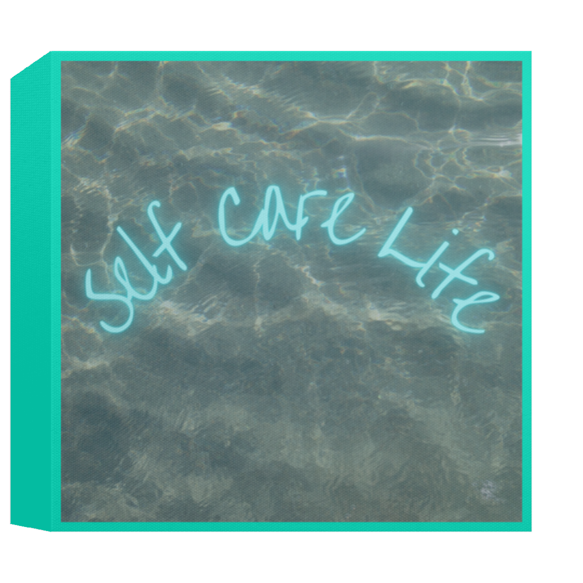 Self Care Life Square Canvas