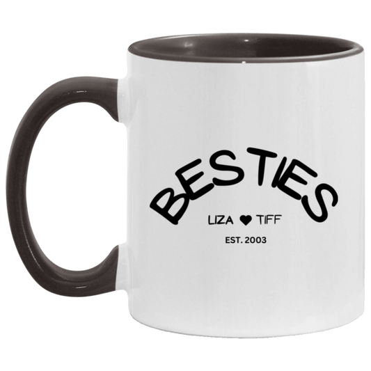 BESTIES Accent Mug