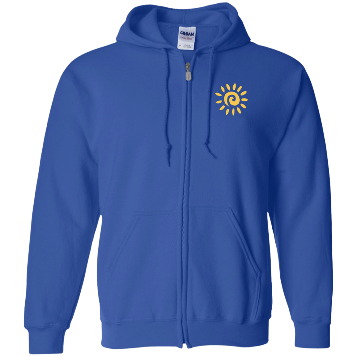Breathe In the Good Shit Front and Back Zip Up Unisex Hooded Sweatshirt