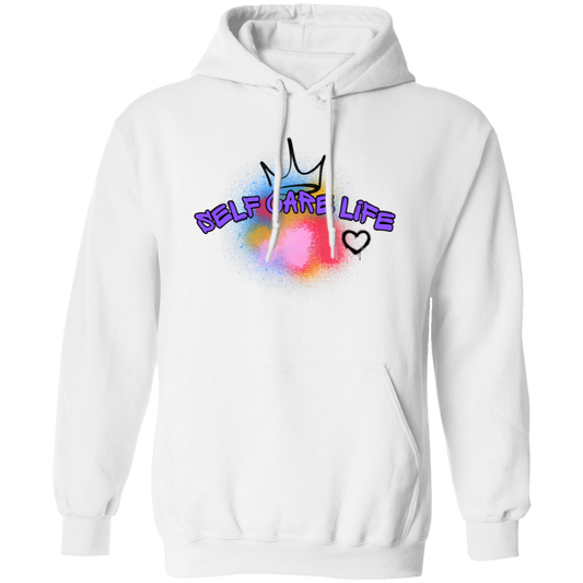 Self Care Life Purple Pullover Unisex Hoodie