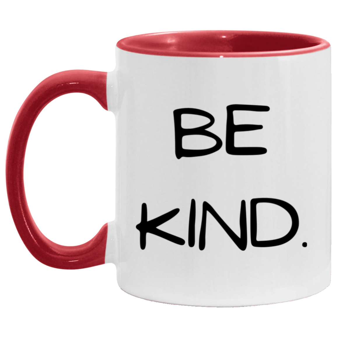 BE KIND. Accent Mug