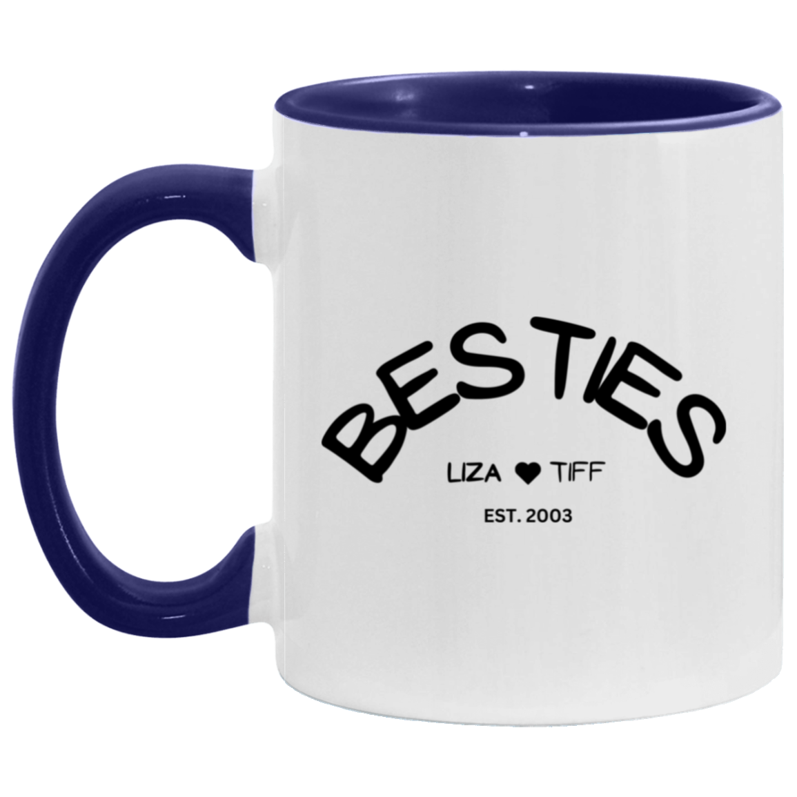 BESTIES Accent Mug