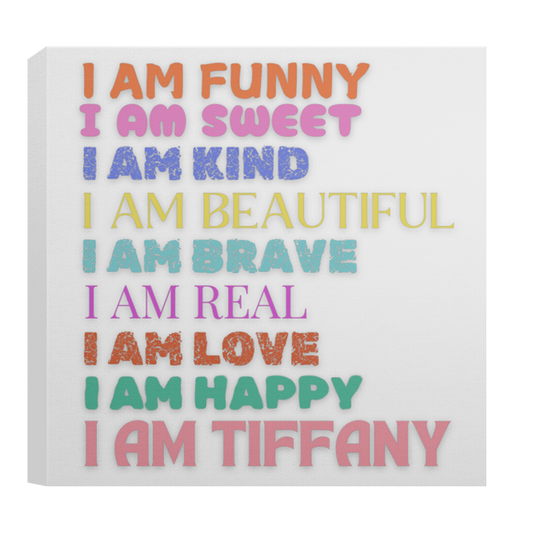 I AM FUNNY Affirmation Canvas