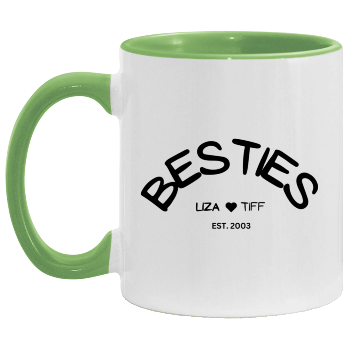 BESTIES Accent Mug