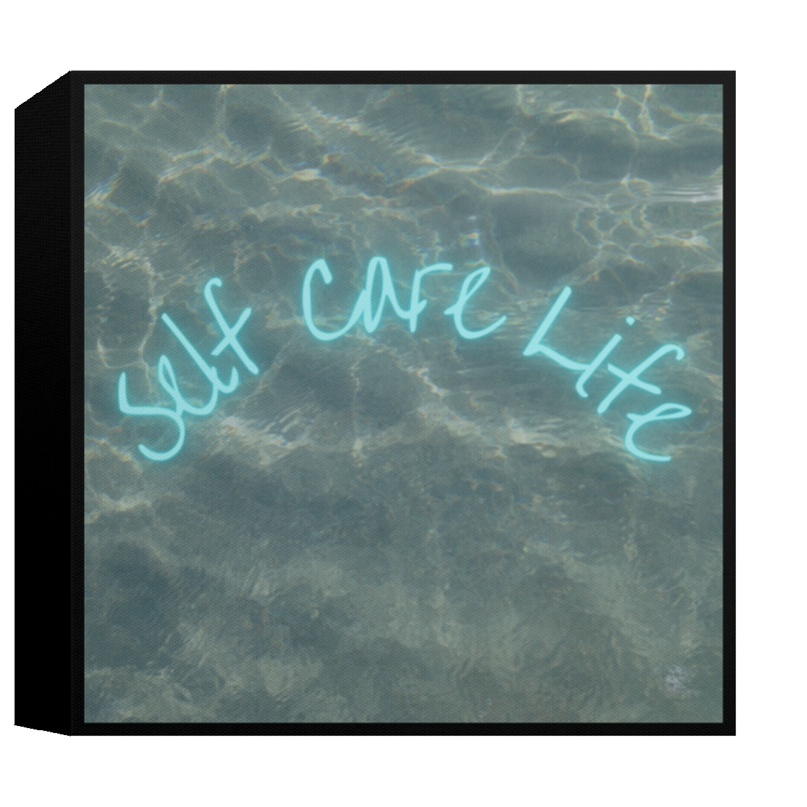 Self Care Life Square Canvas