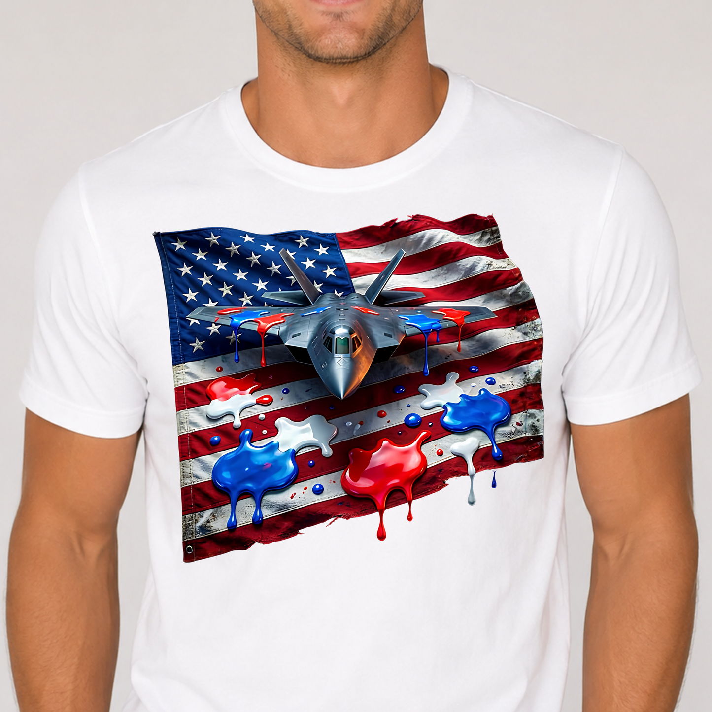Freedom 250 American Flag B2 Bomber Unisex T-Shirt – Bold Patriotic Streetwear Tee