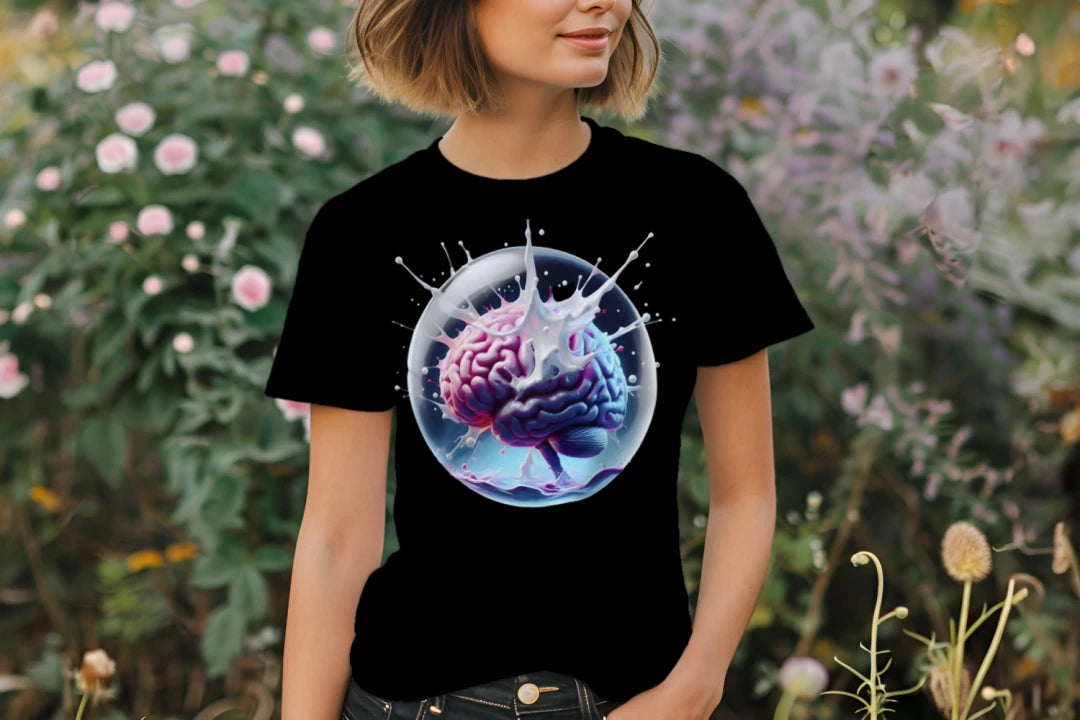 Drip Brain Premium Unisex T-Shirt – Luxury Mindset Streetwear Graphic Tee