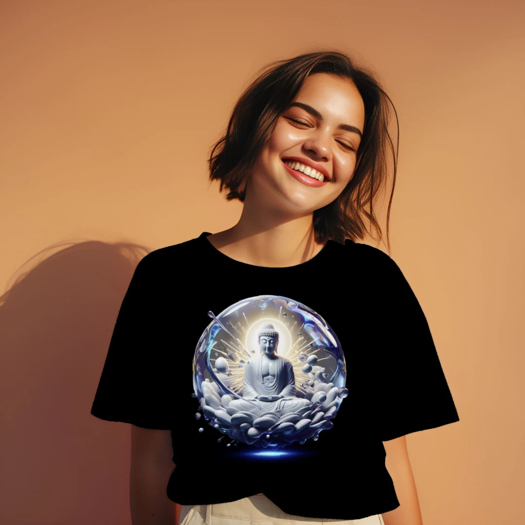 Drip Meditation Premium Unisex T-Shirt – Luxury Mindfulness Streetwear Graphic Tee