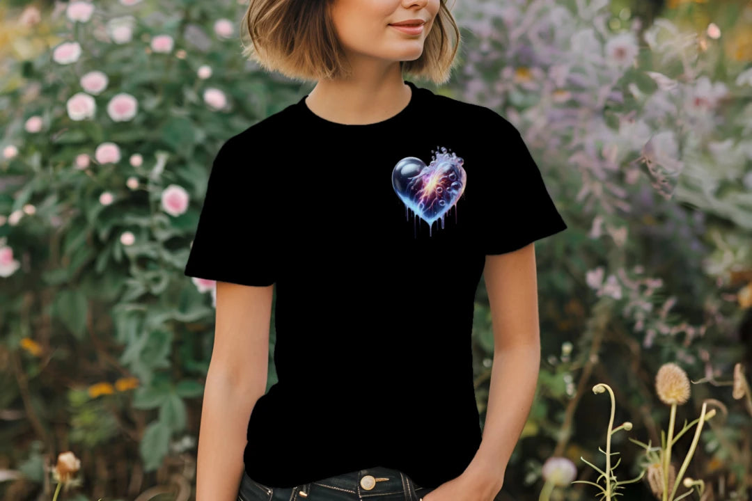 Drip Heart Energy Premium Unisex T-Shirt – Luxury Self Care Life Streetwear Graphic Tee
