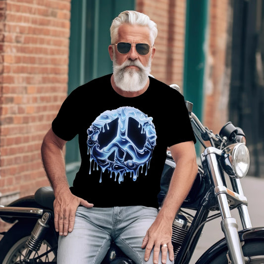 Drip Peace Sign Premium Unisex T-Shirt – Luxury Streetwear Graphic Tee