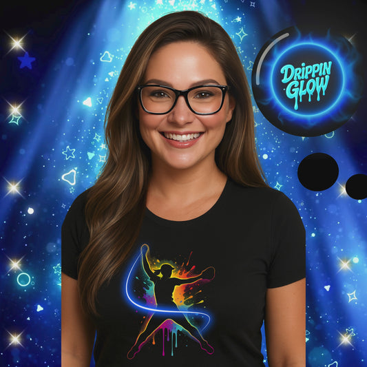 Drippin Glow Collection Pitch 1 Unisex T-Shirt – Neon Sports Graphic Tee | Self Care Life